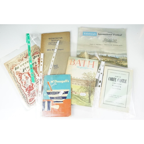 414 - Collection of vintage mostly mid 20th Century ephemera to include theatre programmes, women's magazi... 