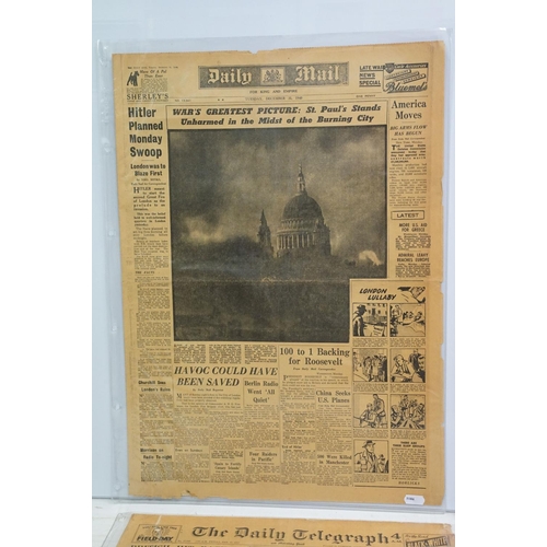 418 - Group of Second World war posters to include 'We want your kitchen waste, a ministry of Health 'Coug... 