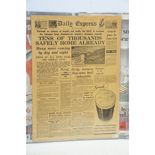 418 - Group of Second World war posters to include 'We want your kitchen waste, a ministry of Health 'Coug... 