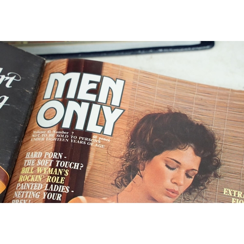420 - Collection of assorted 1970s erotic magazines to include Girls Illustrated, Club International, Mayf... 