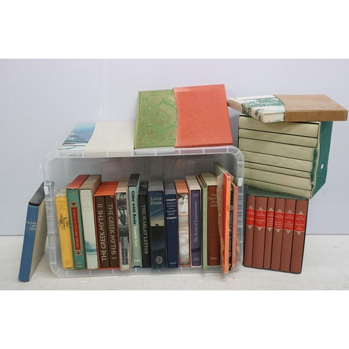 492 - Books - A collection of The Folio Society books to include box sets, mostly housed within card sleev... 