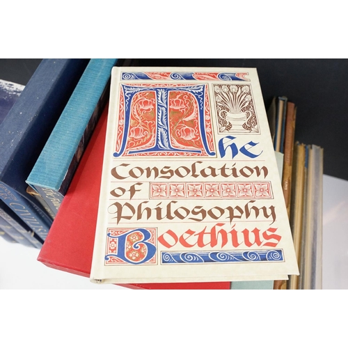 493 - Books - A collection of The Folio Society hardback books to include The Complete Oxford Shakespeare ... 