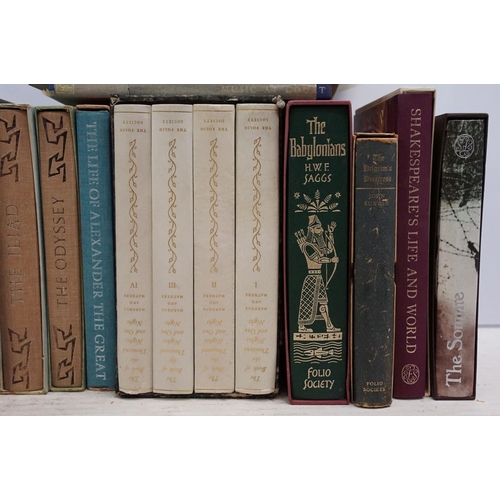 494 - Books - A Collection of around 25 The Folio Society hardback books, many contained within card sleev... 
