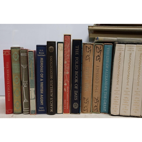 494 - Books - A Collection of around 25 The Folio Society hardback books, many contained within card sleev... 