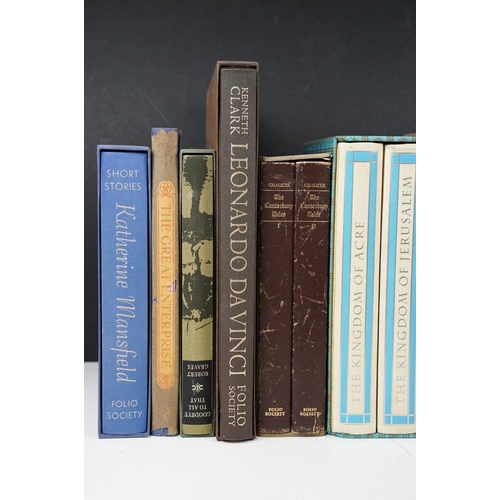 495 - Books - A collection of 11 The Folio Society hardback books & box sets to include Steven Runciman - ... 