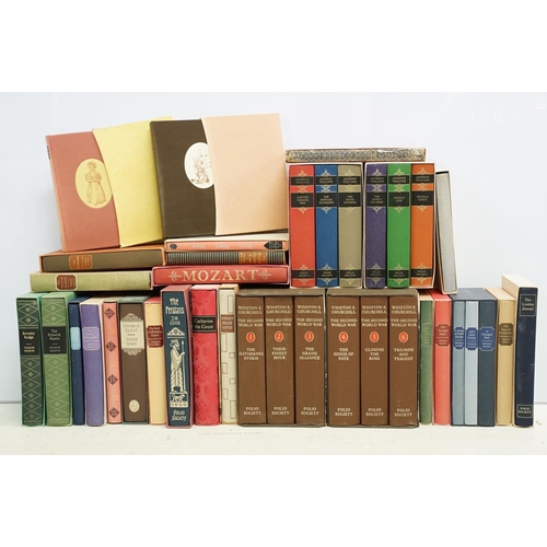 498 - Books - A collection of The Folio Society books & box sets housed within card sleeves, the lot to in... 