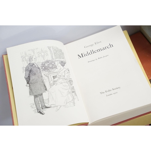 498 - Books - A collection of The Folio Society books & box sets housed within card sleeves, the lot to in... 