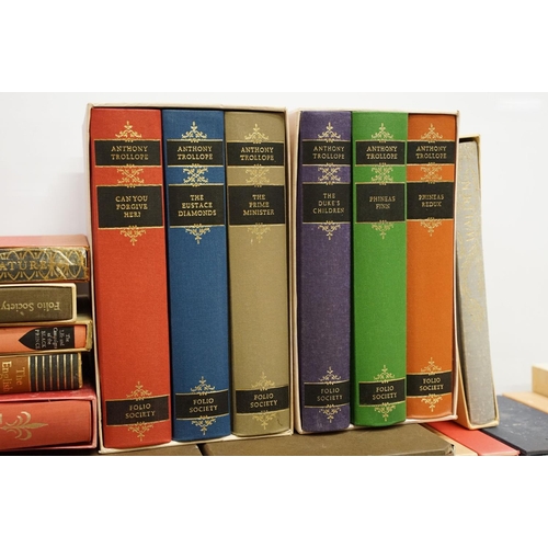 498 - Books - A collection of The Folio Society books & box sets housed within card sleeves, the lot to in... 
