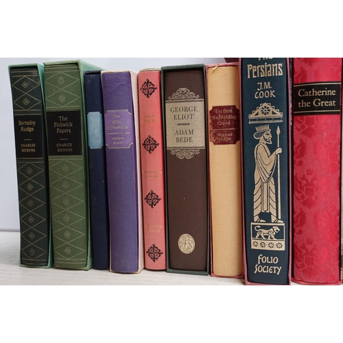 498 - Books - A collection of The Folio Society books & box sets housed within card sleeves, the lot to in... 