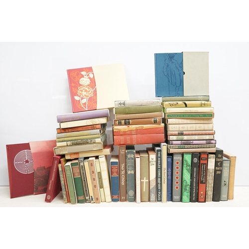 499 - Books - A collection of the Folio Society hardback books housed within card sleeves to include Rober... 