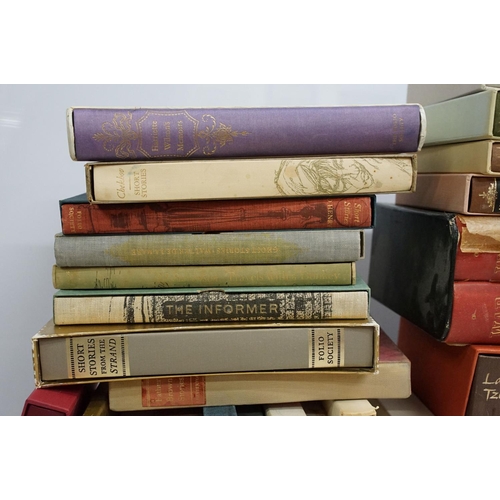 499 - Books - A collection of the Folio Society hardback books housed within card sleeves to include Rober... 