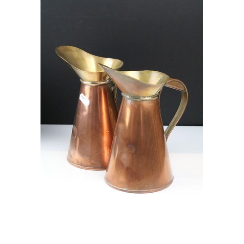 450 - Assorted 20th Century items to include a Christy's of London hat, small tribal mask, two brass and c... 