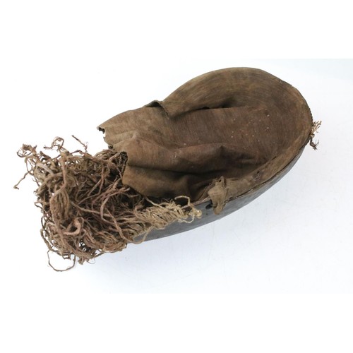 450 - Assorted 20th Century items to include a Christy's of London hat, small tribal mask, two brass and c... 