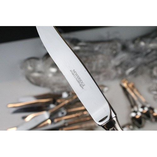 452 - Collection of Newbridge silver plated cutlery to include 60 kings pattern pieces and 50 Kings patter... 