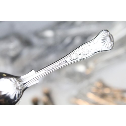 452 - Collection of Newbridge silver plated cutlery to include 60 kings pattern pieces and 50 Kings patter... 