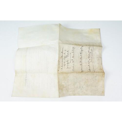 256 - Ephemera - two indentures, 1863 and 1869, Particulars and Conditions of Sale for Properties sold by ... 