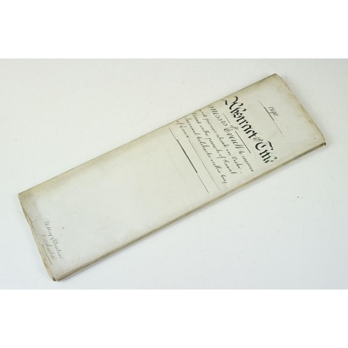 256 - Ephemera - two indentures, 1863 and 1869, Particulars and Conditions of Sale for Properties sold by ... 