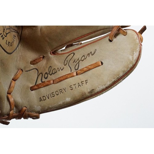 336 - 180 Louisville Slugger flame tempered baseball bat, Spalding top grain leather baseball mitt and fou... 