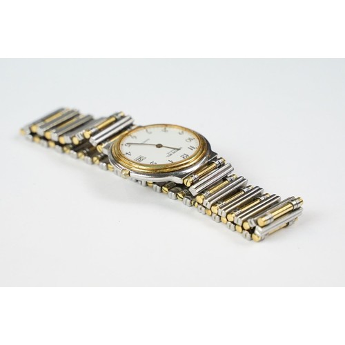 334 - Raymond Weil Geneve Quartz men's wristwatch, with bi-metal bracelet, marked 'water resistant'