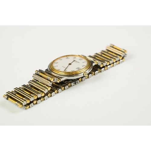 334 - Raymond Weil Geneve Quartz men's wristwatch, with bi-metal bracelet, marked 'water resistant'