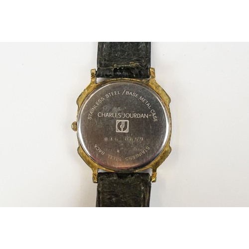 333 - Two wrist watches and a pocket watch to include a Raymond Weil wrist watch, a Charles Jourdan wrist ... 