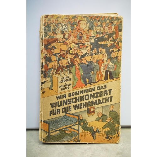 27 - Selection of early 20th century German books containing woodcuts and prints, together with one by Fr... 