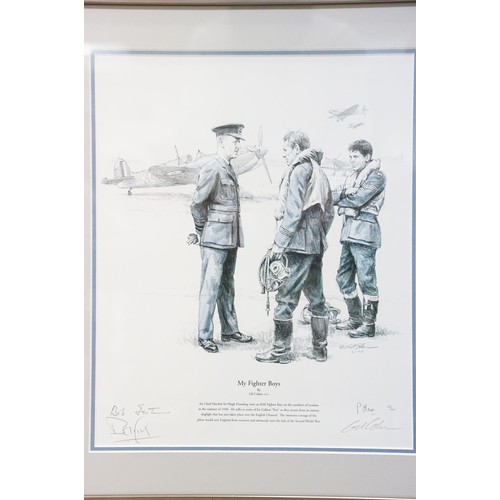 36 - Gil Cohen, My Fighter Boys, limited edition colour print, signed in pencil lower right and numbered ... 