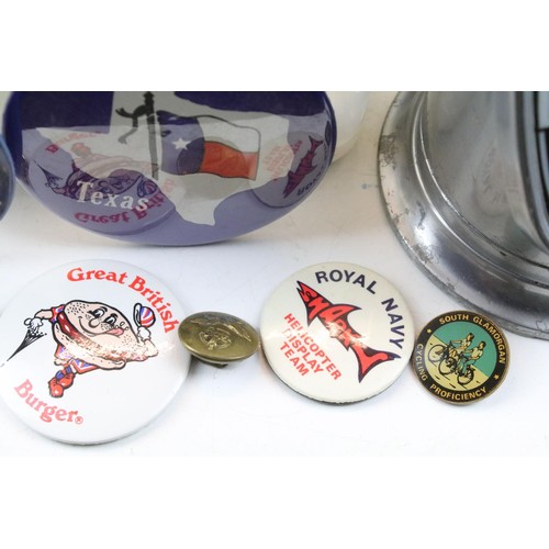 461 - Collection of breweriana beer pump covers to include Budweiser, Woodpecker cider, Dry Blackthorn, Ho... 