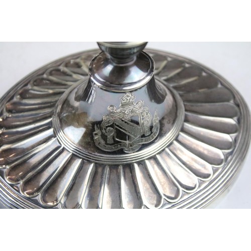 467 - Collection of silver and silver plated items to include a Georgian silver hallmarked tea caddy spoon... 