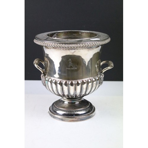 467 - Collection of silver and silver plated items to include a Georgian silver hallmarked tea caddy spoon... 