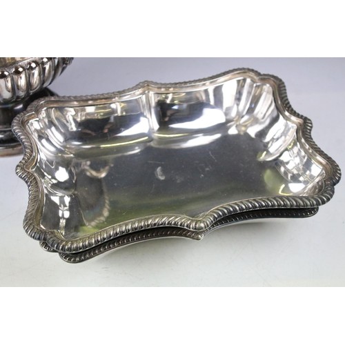 467 - Collection of silver and silver plated items to include a Georgian silver hallmarked tea caddy spoon... 