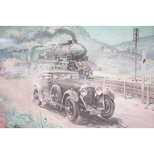 151 - After Terence Cuneo (British, 1907 - 1996), Bentley v 