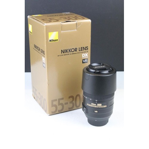 468 - Nikon D3200 camera body together with a Nikon DX AF- S Nikkor 18-105mm lens, and a Nikon DX AF-S Nik... 
