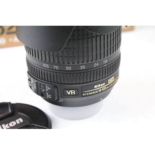 468 - Nikon D3200 camera body together with a Nikon DX AF- S Nikkor 18-105mm lens, and a Nikon DX AF-S Nik... 