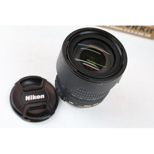 468 - Nikon D3200 camera body together with a Nikon DX AF- S Nikkor 18-105mm lens, and a Nikon DX AF-S Nik... 