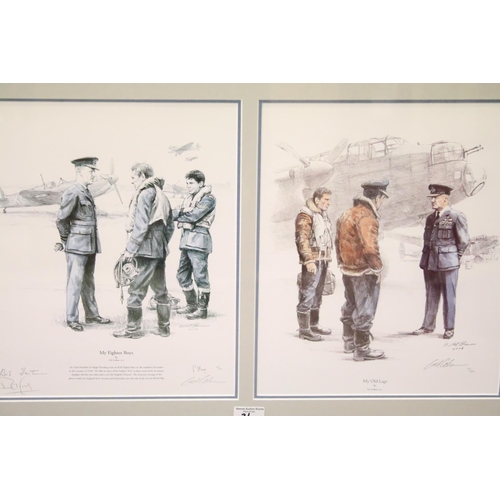 36 - Gil Cohen, My Fighter Boys, limited edition colour print, signed in pencil lower right and numbered ... 