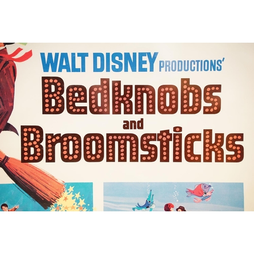 229 - Walt Disney Productions' Bedknobs and Broomsticks poster, starring Angela Lansbury and David Tomlins... 