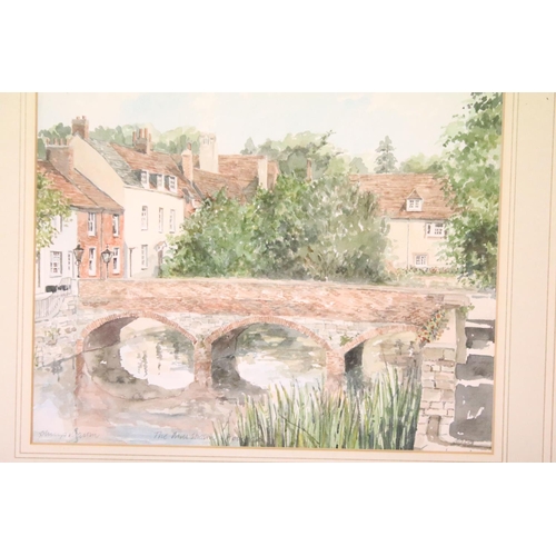 192 - Collection of Philip Martin watercolours, comprising, Peterborough 1987, 19.5 x 24.5cm, The Castle D... 