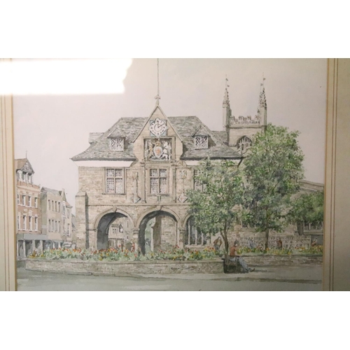 192 - Collection of Philip Martin watercolours, comprising, Peterborough 1987, 19.5 x 24.5cm, The Castle D... 