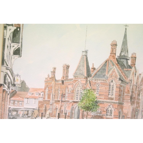 192 - Collection of Philip Martin watercolours, comprising, Peterborough 1987, 19.5 x 24.5cm, The Castle D... 