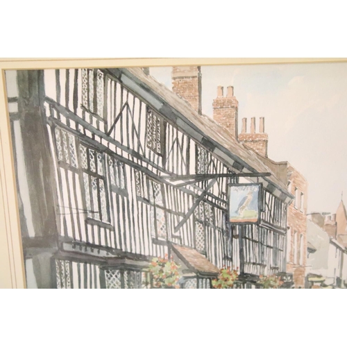 192 - Collection of Philip Martin watercolours, comprising, Peterborough 1987, 19.5 x 24.5cm, The Castle D... 