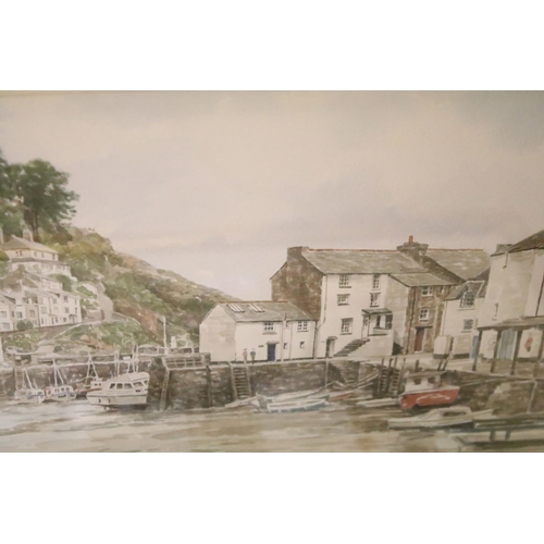 193 - Collection of Glyn Martin watercolours, comprising: Henley-on-Thames, 19.5 x 24cm, Wareham, Polperro... 