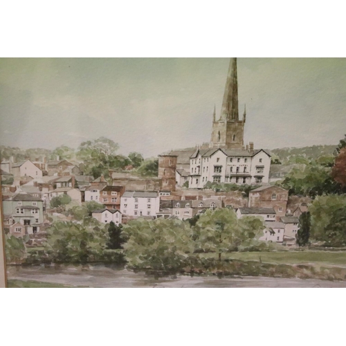 193 - Collection of Glyn Martin watercolours, comprising: Henley-on-Thames, 19.5 x 24cm, Wareham, Polperro... 