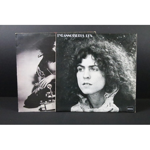 196 - Vinyl - 2 UK 1st pressing albums by Tyrannosaurus Rex / T. Tex to include: A Beard Of Stars (Origina... 