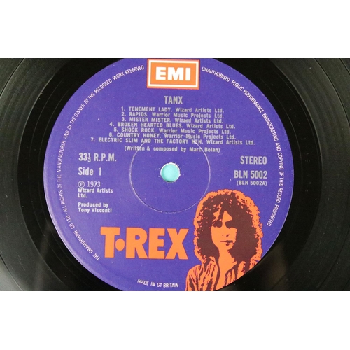 196 - Vinyl - 2 UK 1st pressing albums by Tyrannosaurus Rex / T. Tex to include: A Beard Of Stars (Origina... 