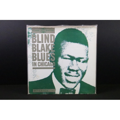 376 - Vinyl - 6 UK / Dutch pressing Blues / Jazz albums on Riverside Records to include: Blind Blake – Blu... 