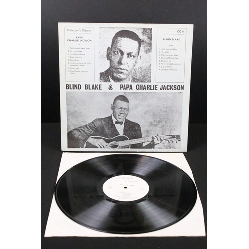 379 - Vinyl - 3 Denmark pressing Blues albums on Collector's Classics Records to include: Papa Charlie Jac... 