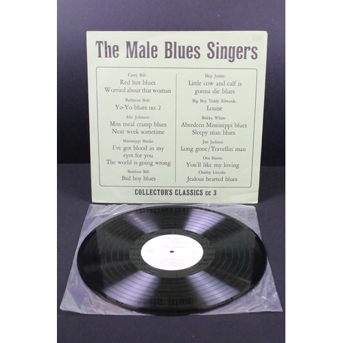 379 - Vinyl - 3 Denmark pressing Blues albums on Collector's Classics Records to include: Papa Charlie Jac... 