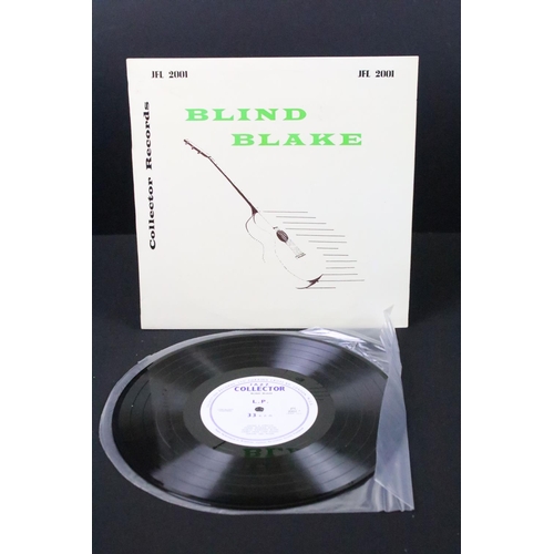382 - Vinyl - 2 original 10” Blues albums to include: Blind Blake – The Legendary Blind Blake (Jazz Collec... 