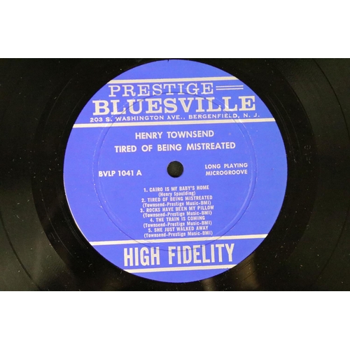 386 - Vinyl - 3 original US Blues albums on Prestige Bluesville records to include: Henry Townsend – Tired... 